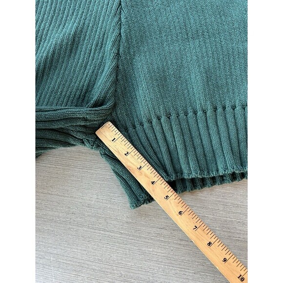 Free People Beach Sweater Knitted Shorts Forest Green S/P - Picture 6 of 7